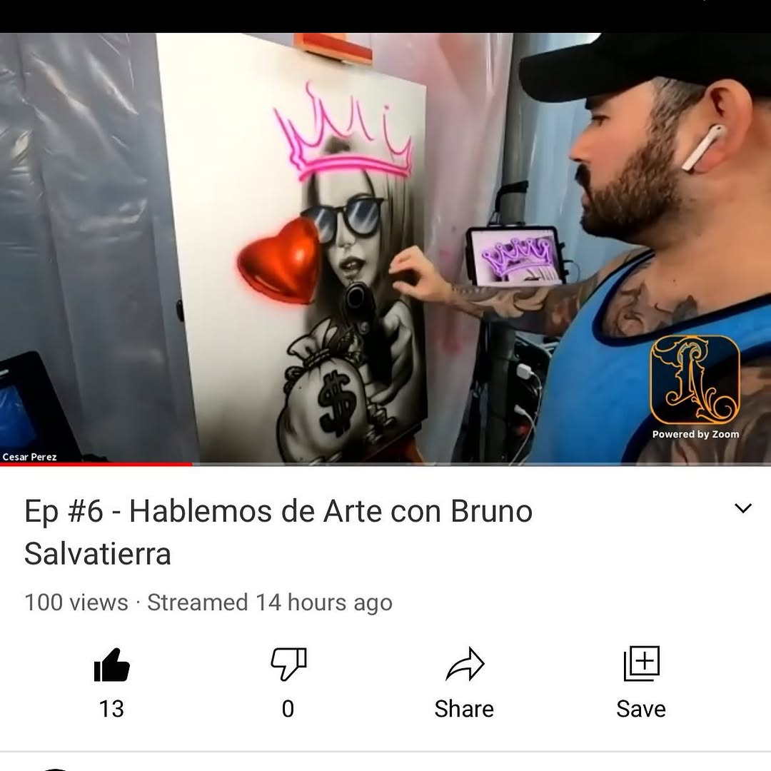El episodio 6 de “Reinventing the tattoo “ - Hablemos de arte con Bruno Salvatierra ya está listo en YouTube y en el web