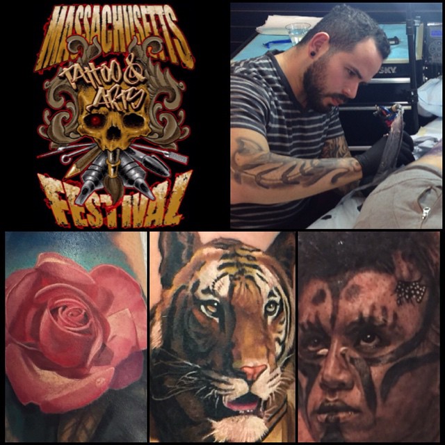 I'll be at the Massachusetts tattoo& art festival this 27 , 28 ,29 of March  tattooing next to my good friend and amazin