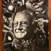 20"x15" Art Print - Stan Lee Tribute With Marvel Character Portraits - Image 3