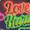 30"x14.5" Love Hurts Art Print - Neon Devil Femme Fatale Female Portrait - Image 4