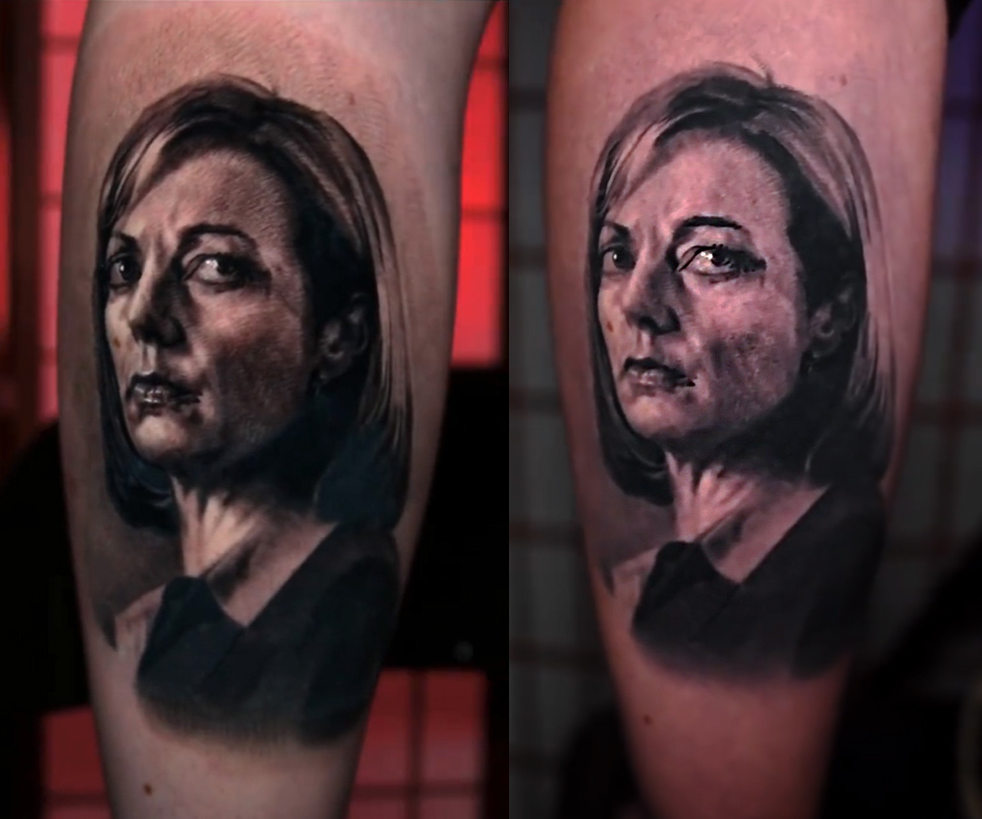 age, tattoo, healed tattoo, portrait tattoo, cesar perez