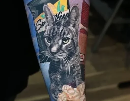 Color tattoo, color realism